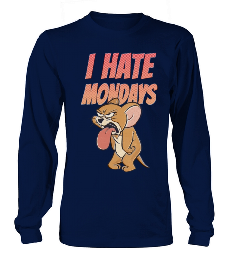 Tom and Jerry I hate Mondays Women's Long Sleeve