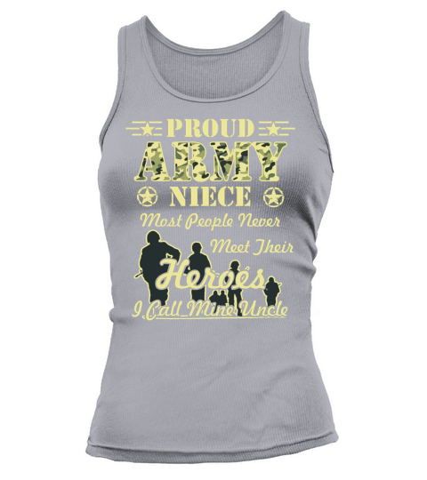 PROUD ARMY NIECE HEROES Tank top Woman