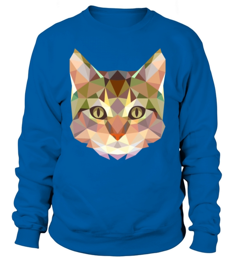 Cat Face Design for Animals Lovers Women's Sweatshirt