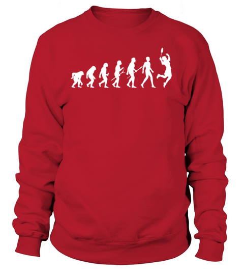 Evolution Badminton Funny Badminton Gift Women's Sweatshirt