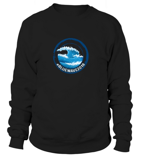 Cool Beach Blue Wave Surfer 2018 Women's Sweatshirt