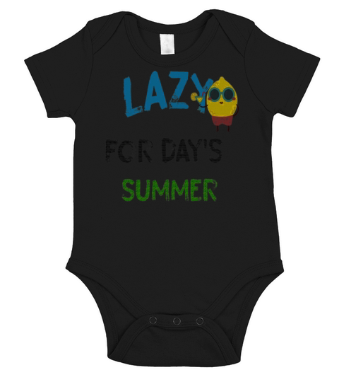 lazy day for summer Short Sleeve Baby One-Piece