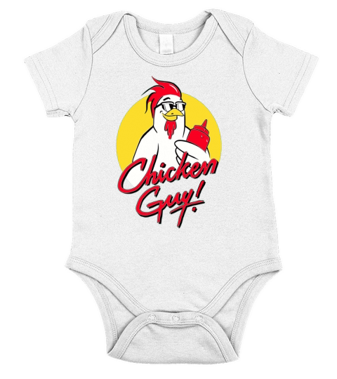 Chicken Guy slated for Downtown Classic Short Sleeve Baby One-Piece