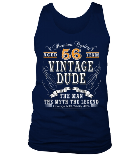 VINTAGE DUDE AGED 56 YEARS Men's Tank Top