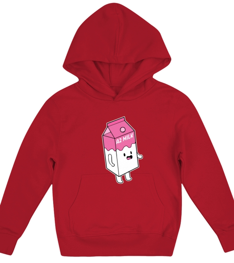 Anime A2 Milk Milkshake Foodie Milking Manga Gift Kids Hoodie