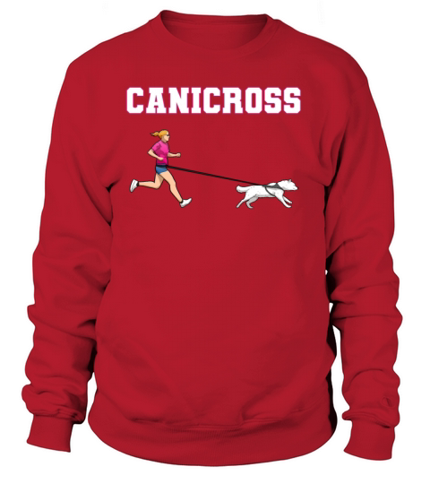 Canicross train dog sport dog sport dog runner Women's Sweatshirt