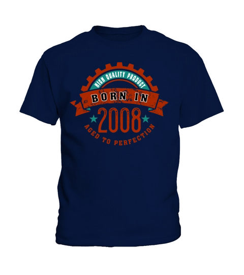 Born in the year 2008 c Kids T-Shirt