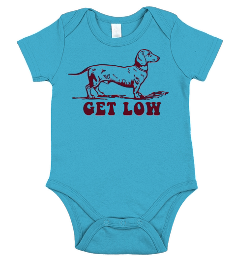 Get Low Dachshund Short Sleeve Baby One-Piece