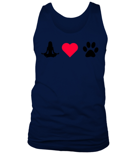 All i want is love and yoga and a dog Men's Tank Top
