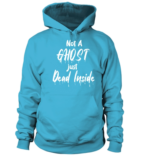 Funny Halloween Not A Ghost Just Dead Inside Men's Hoodie