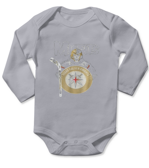 Vegas Golden Misfit Knights Long Sleeve Baby One-Piece
