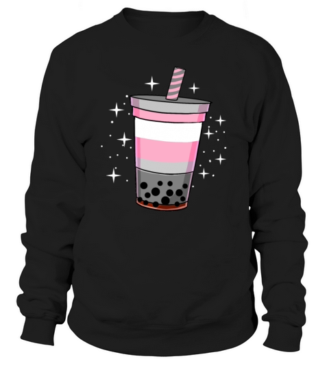 Demigirl Bubble Tea Trans Pride Women's Sweatshirt