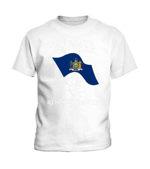 Official Liberate new york resist tyranny Kids T-Shirt