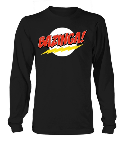 The Big Bang Theory Bazinga Women's Long Sleeve