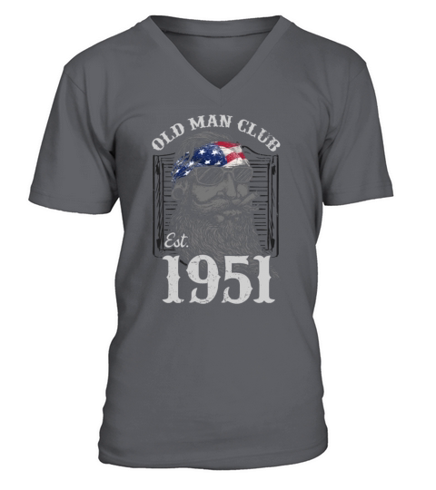 Vintage 1951 70th Birthday Est 1951 Men's V-Neck T-shirt