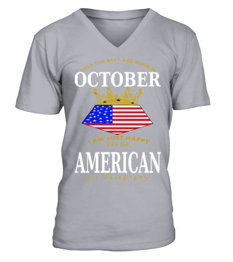 Born in October Men's V-Neck T-shirt