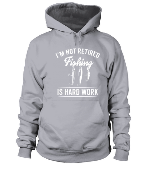 Retired Shirt For Fishing Lover. Gift For Grandpa/ Men's Hoodie