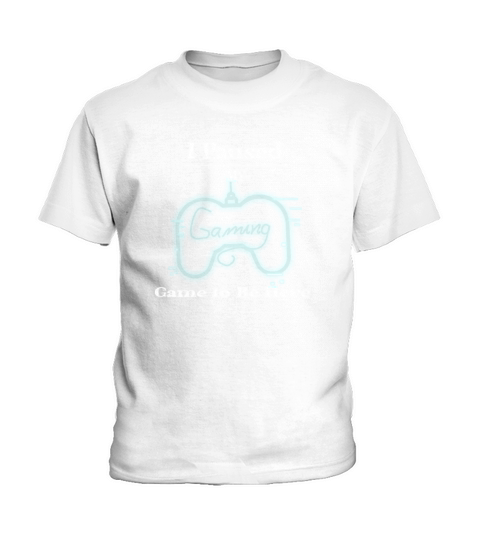 I Paused My Game to Be Here Graphic Novelty Kids T-Shirt