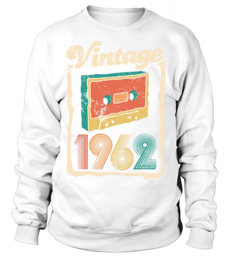 Vintage 1962 - 60 years old - 60th birthday gift Women's Sweatshirt