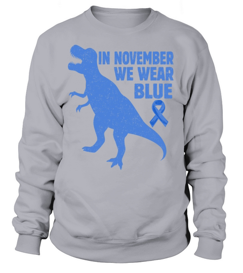 In November We Wear T-Rex Diabetes Awareness Women's Sweatshirt