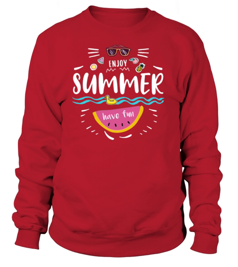 Enjoy Summer - Pineapple Watermelon Women's Sweatshirt