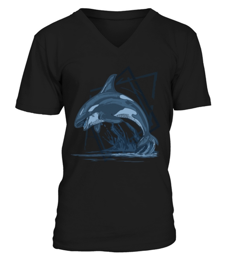 Killer Whale Men's V-Neck T-shirt