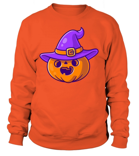 Cute witch pumpkin halloween Women's Sweatshirt