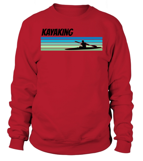 Retro Kayaking Sweatshirt Unisex