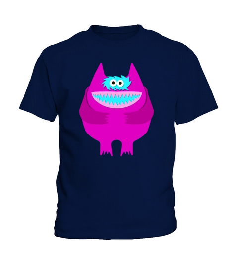 Hot Pink Nauga Stuffed Animal Cute Monster Kids T-Shirt