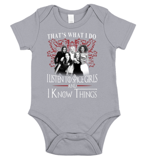 Spice Girls I KNOW THINGS Short Sleeve Baby One-Piece