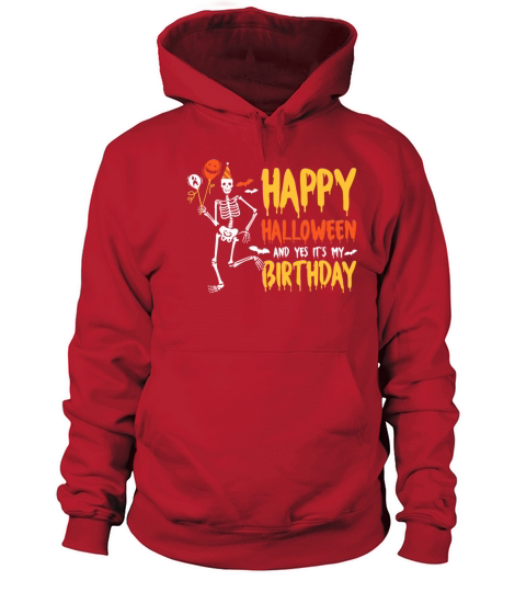 Halloween Birthday Party Skeleton Women's Hoodie