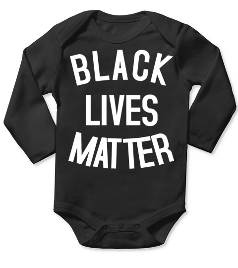 BLACK LIVES MATTER Long Sleeve Baby One-Piece