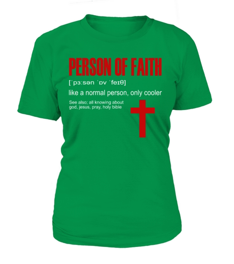 Person Of Faith - God Funny Gift Women's T-Shirt