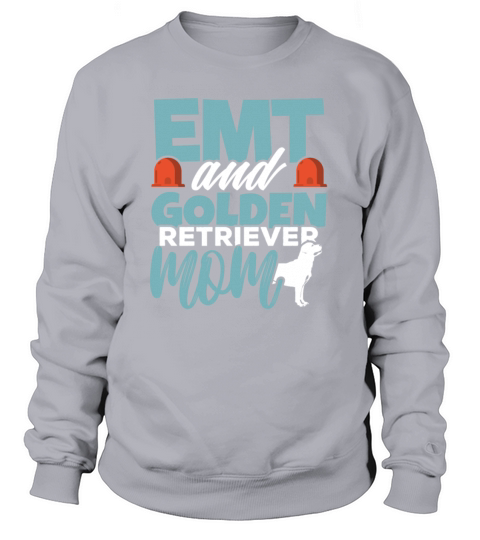 EMT Emergency Medical Golden Retriever Paramedic Women's Sweatshirt