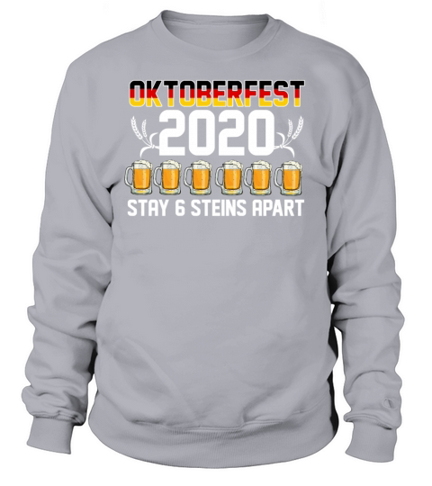 Oktoberfest 2020 6 Stein Apart Beer October Gift Women's Sweatshirt