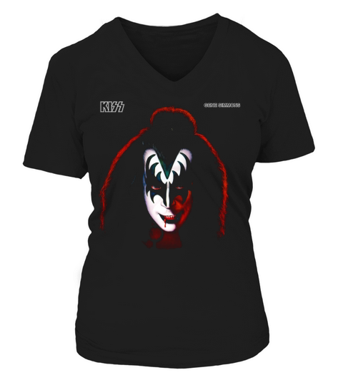 KISS  1978 Gene Simmons TShirt V-neck T-Shirt Woman