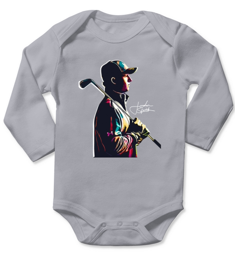 Jordan Spieth Cool Portrait - Unisex Long Sleeve Long Sleeve Baby One-Piece
