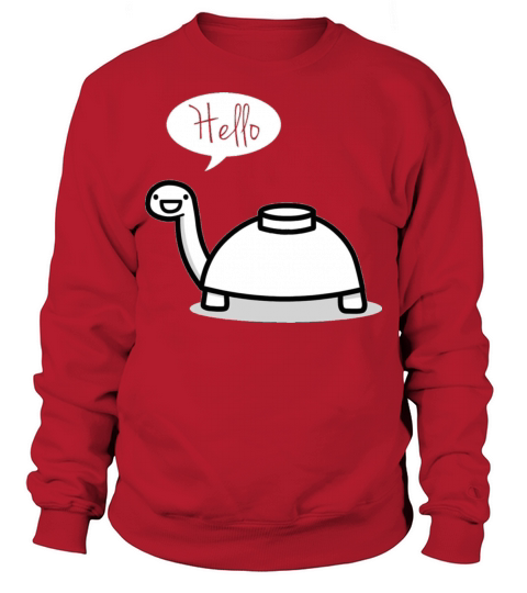 Mine turtle stops by to say hello Men's Sweatshirt