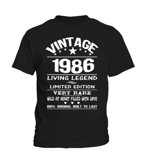 VINTAGE 1986 Kids T-Shirt