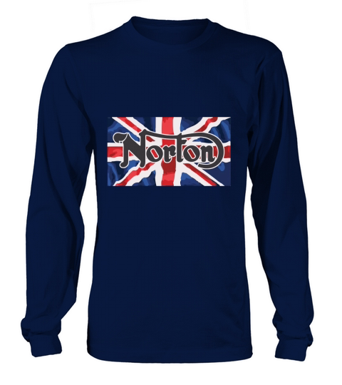 Norton Motorcycle Flag T-Shirt Long sleeved Unisex