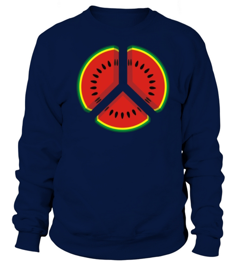 Watermelon Peace Sign Women's Sweatshirt