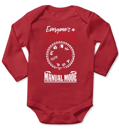 Photography Photographer Funny Birthday Gift Long Sleeve Baby One-Piece