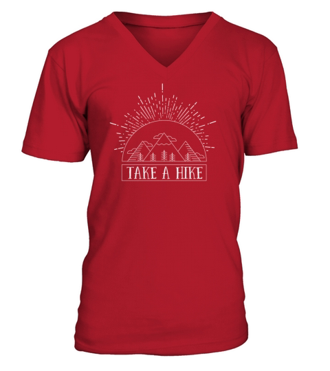 Hiker Funny Design - Take A Hike Men's V-Neck T-shirt