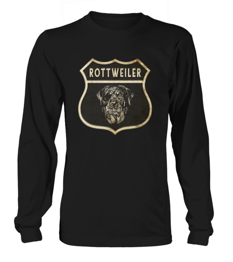Rottweiler Vintage Crest Women's Long Sleeve