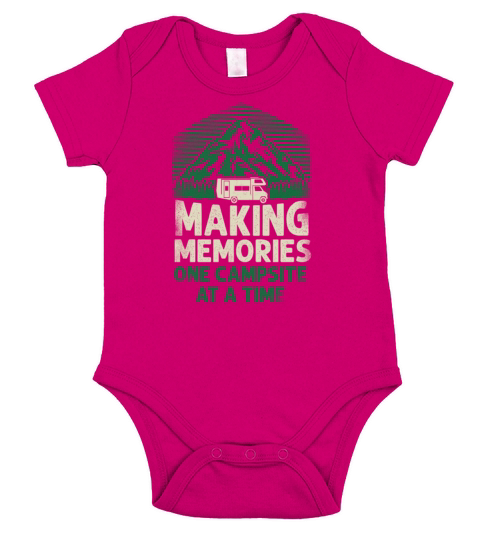 Camping Making Memories One Short Sleeve Baby One-Piece