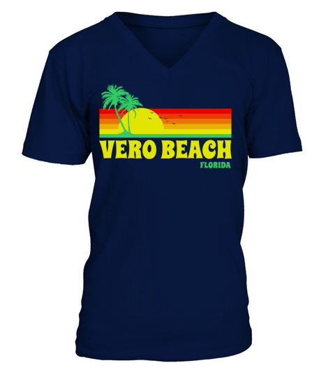 Vero Beach Florida Men's V-Neck T-shirt