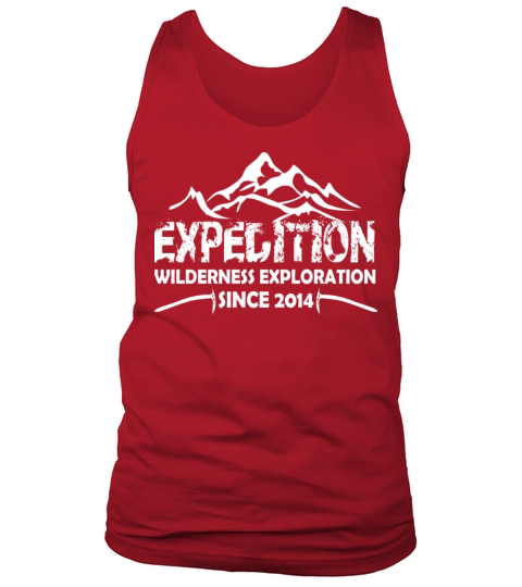 expecition wilderness exploration since 2014 Men's Tank Top