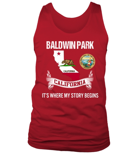 Baldwin Park, California Tank Top Unisex
