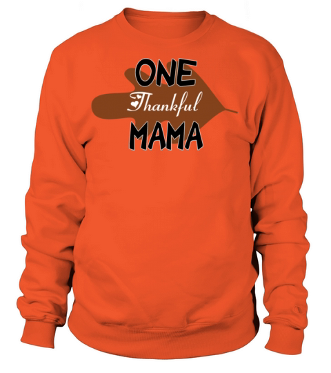 One thankful mama autumn time acorn leaf Women's Sweatshirt