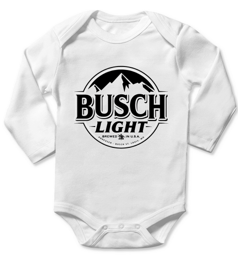 Busch Light day drinking Sipper shirt Long Sleeve Baby One-Piece
